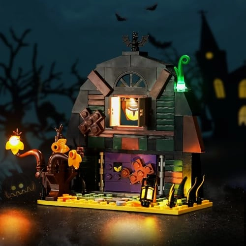 LED Light Set - Compatible with 40721 Halloween Barn 5 light sources