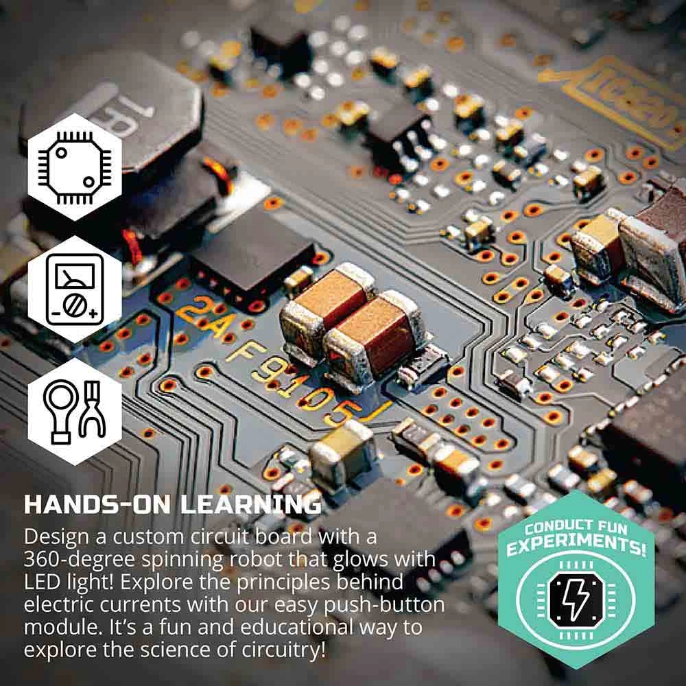 Mindblown Toy Circuitry Experiment - Robot Spinner - 8 years+