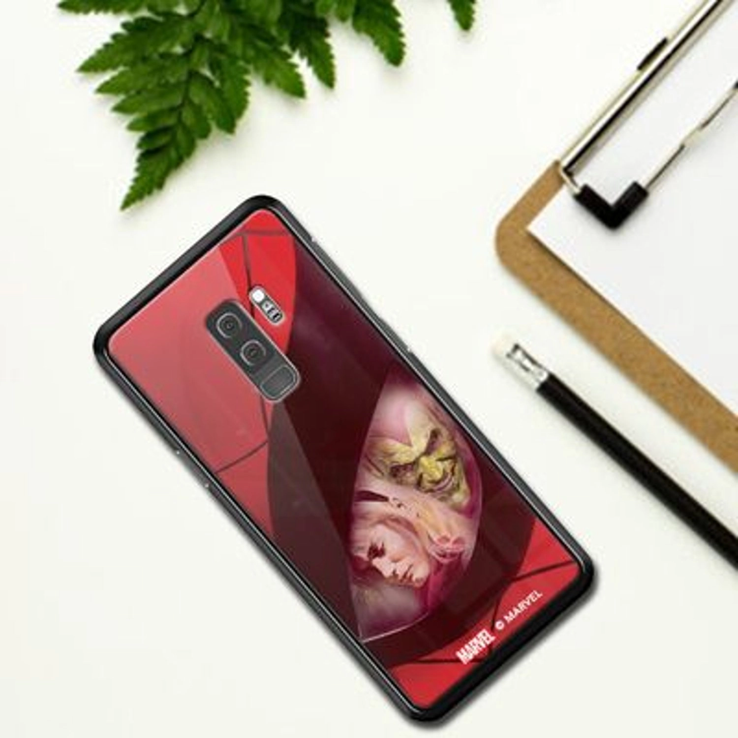 Gwen Stacy And Green Goblin Back Case for Galaxy S9 Plus
