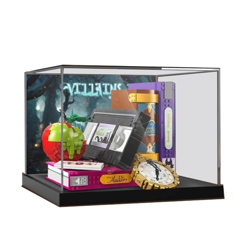 Clear Acrylic Display Case - Villain Icons Lego Disne