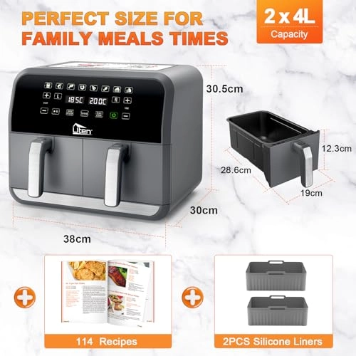Double Air Fryer XL E1905