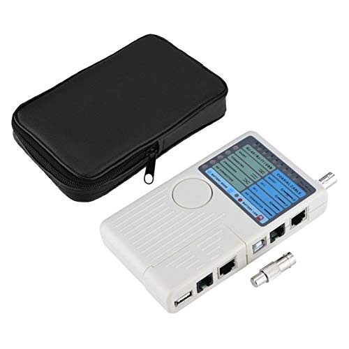 ciciglow Optimal Shop 4 in 1 Network Cable Tester - RJ-11 RJ-45 USB BNC one-button automatic scan