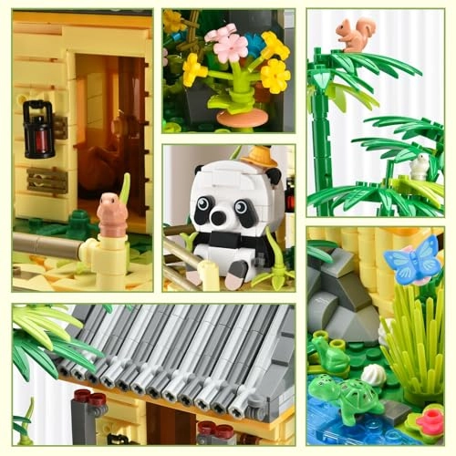 Panda Bamboo House - LED Light