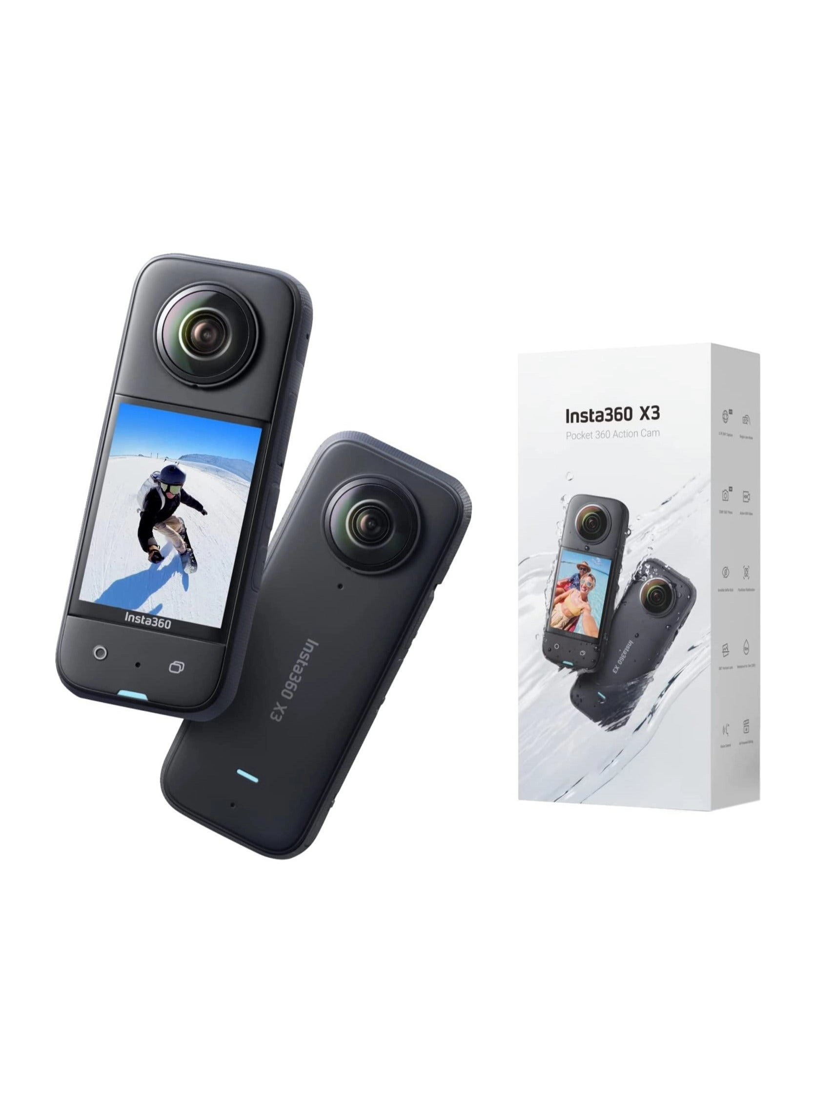 X3 360 Degree Action Camera 48GB