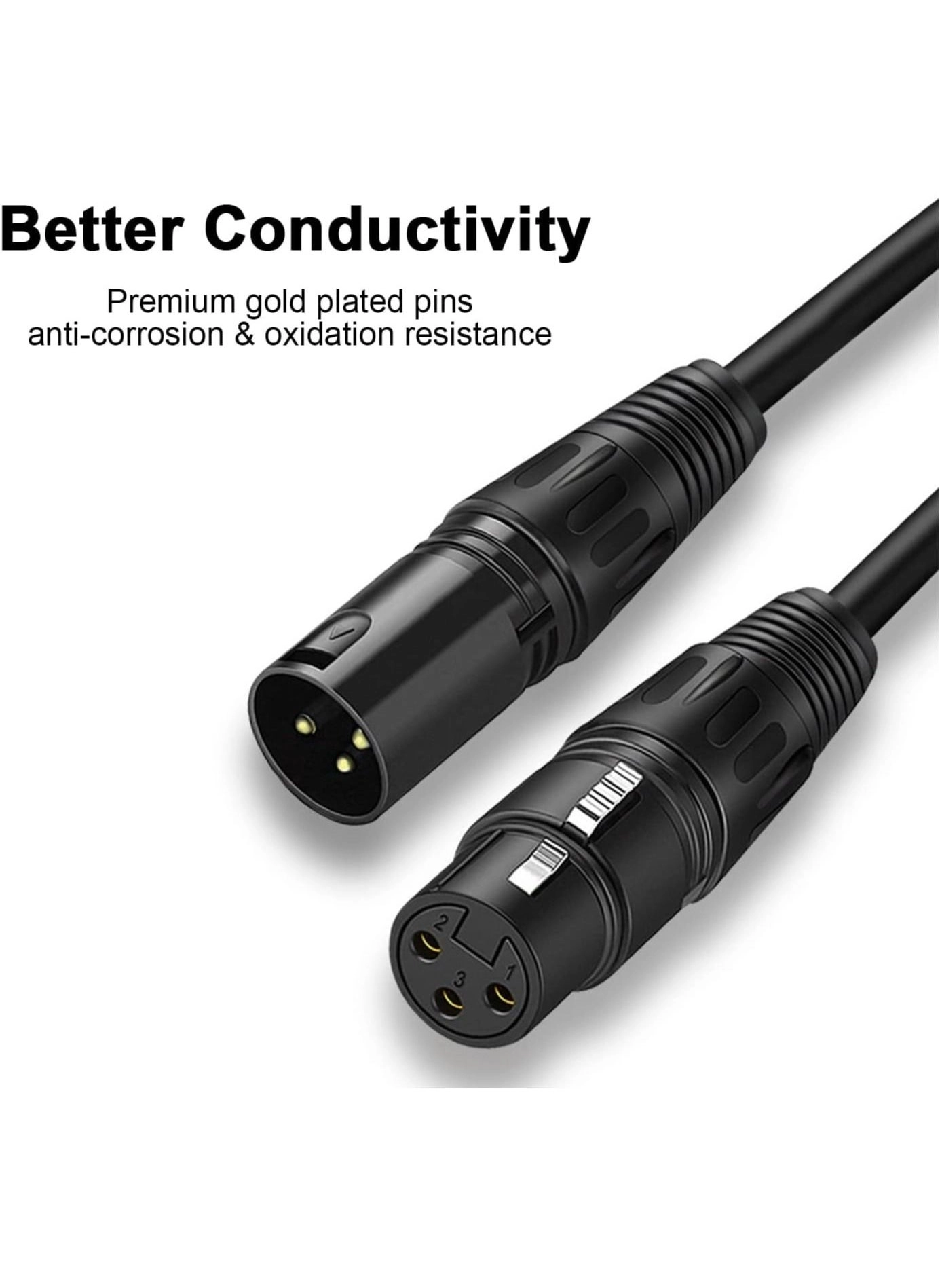 XLR Microphone Cable Male To Female 5m
