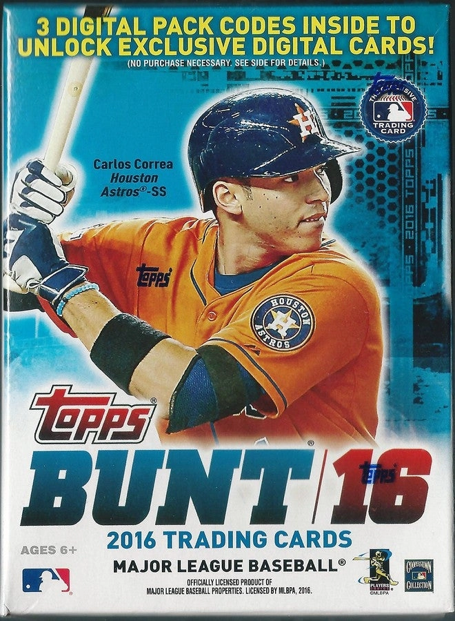 MLB 2016 Bunt Baseball Blaster Box