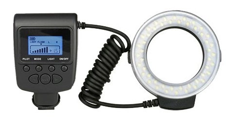 Dual Macro LED Ring Light - 3000-15000K 4 x AA batteries