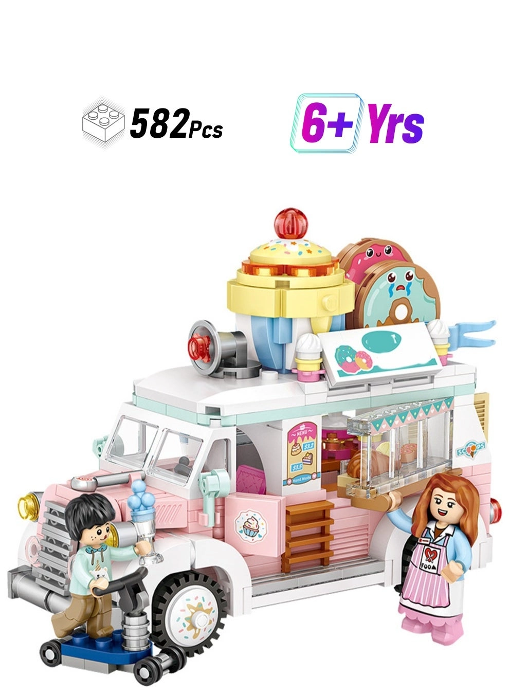 Dessert Car Model - 582 pcs