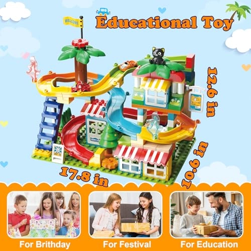 Marble Run Building Blocks - 112pcs