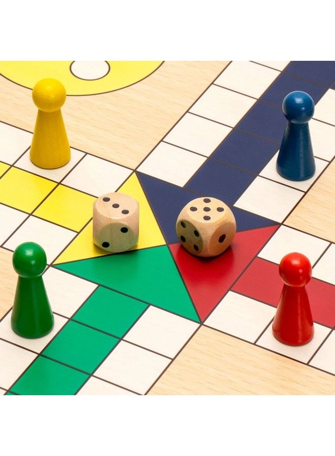 Snakes and Ladders - Wooden Reversible