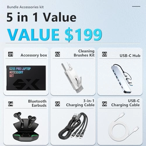 HP Laptop 17 - 17.3'' Ryzen 5-7430U 32GB DDR4 1TB SSD