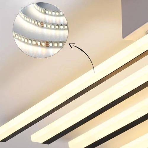Creative Curve-Shaped LED Chandeliers Ceiling Light - Dimmable