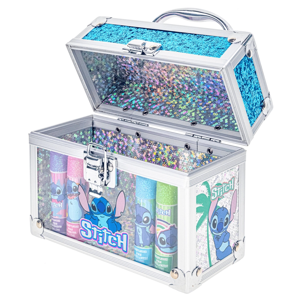 Lip Balm - 4pcs + Train Case - Mini