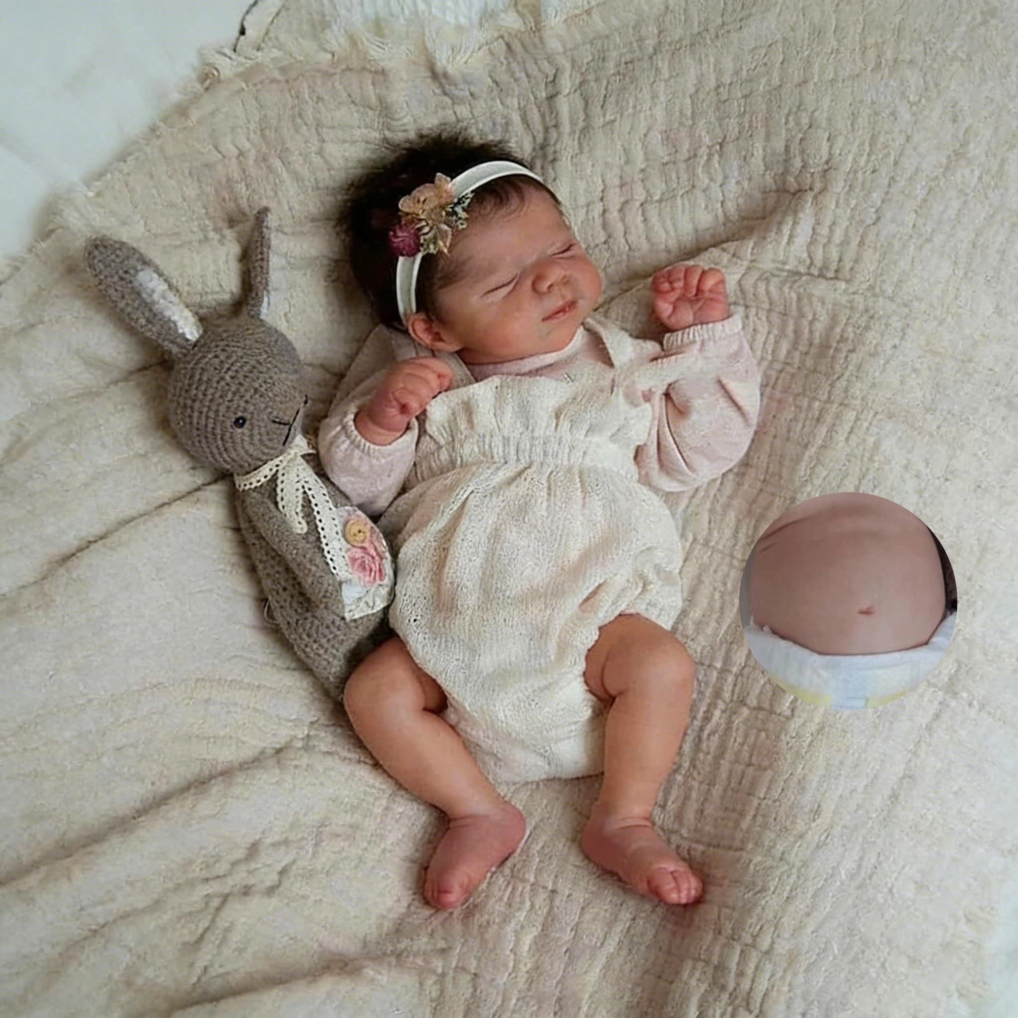 Reborn Baby Doll - 18 inches Full Body Silicone Ages 3+