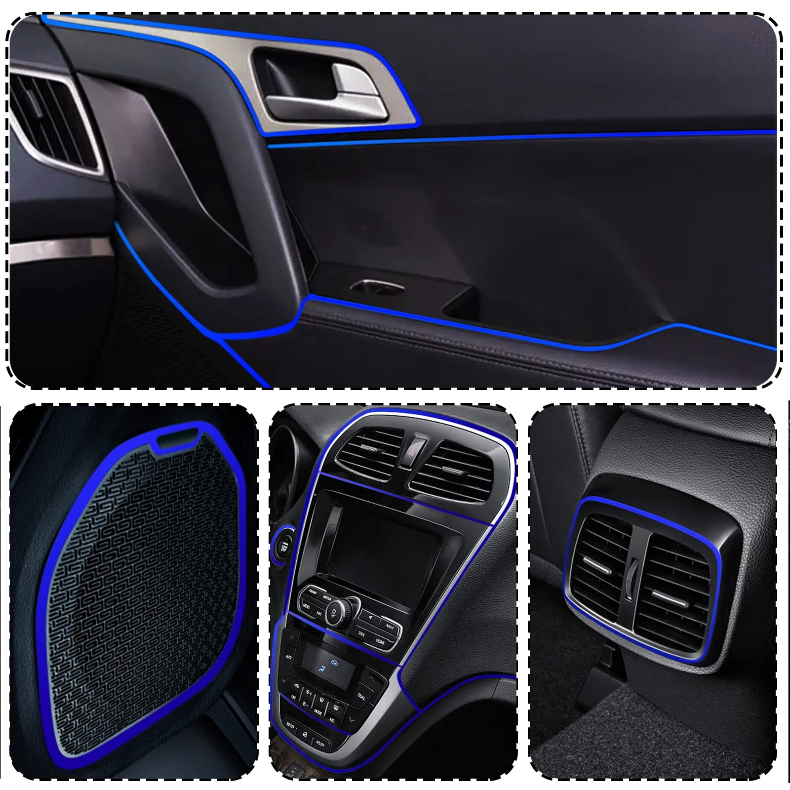 Car interior trim strip