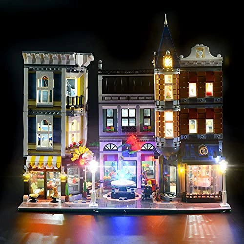 Assembly Square Light Set for LEGO Creator Expert 10255
