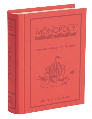 Monopoly Junior - Vintage Bookshelf Edition + Scrabble for Juniors + Clue Jr.