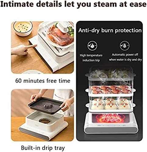 Three-Layer Electric Steamer - 12L