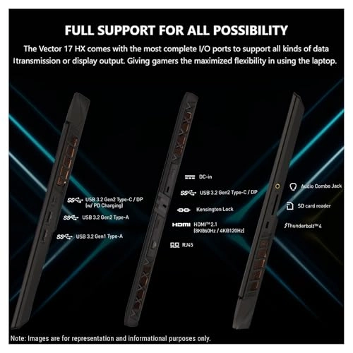 Vector 17 HX A14VHG - 17'' 1 TB 32 GB Intel Core i9-14900HX