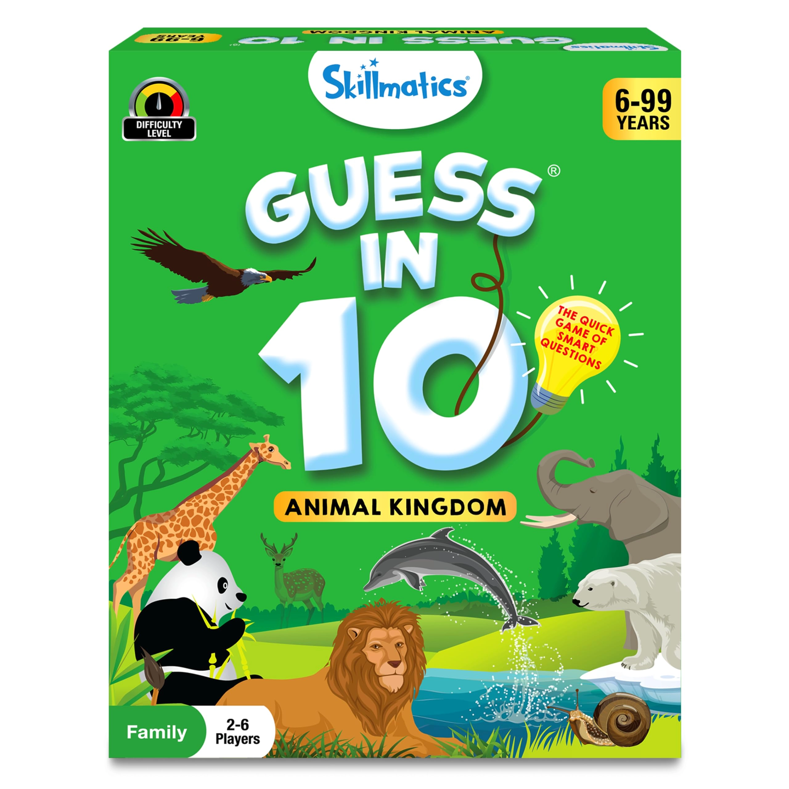 Guess in 10 Picture Clues - Card Game Animals