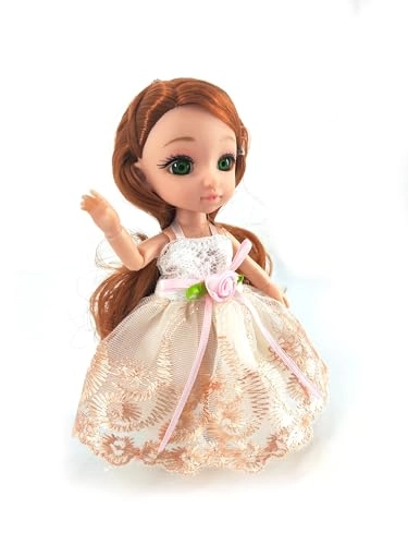 Sweet Annie Doll With Wardrobe - 6 Inches Blue Wardrobe Ages 3+