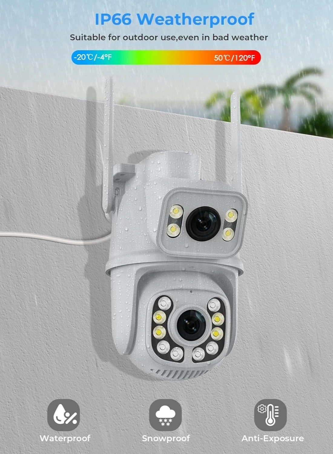 Security Camera Outdoor 2K