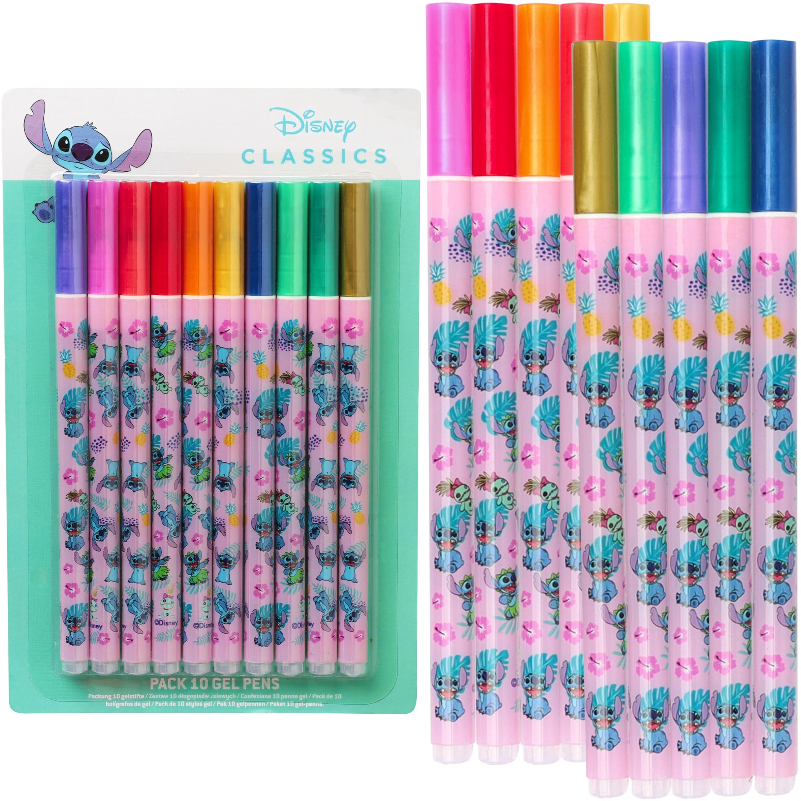 Gel Pens Set - 10 Pack