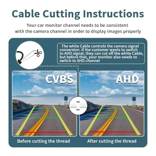 Reverse Camera - Night vision Wire 960*480 pixels