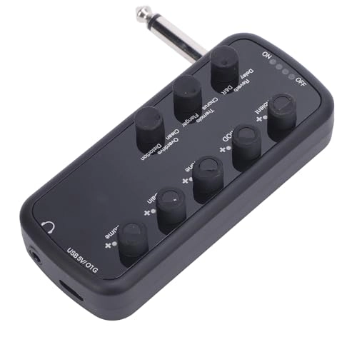 Guitar Headphone Amplifier - USB Rechargeable Delay Reverb