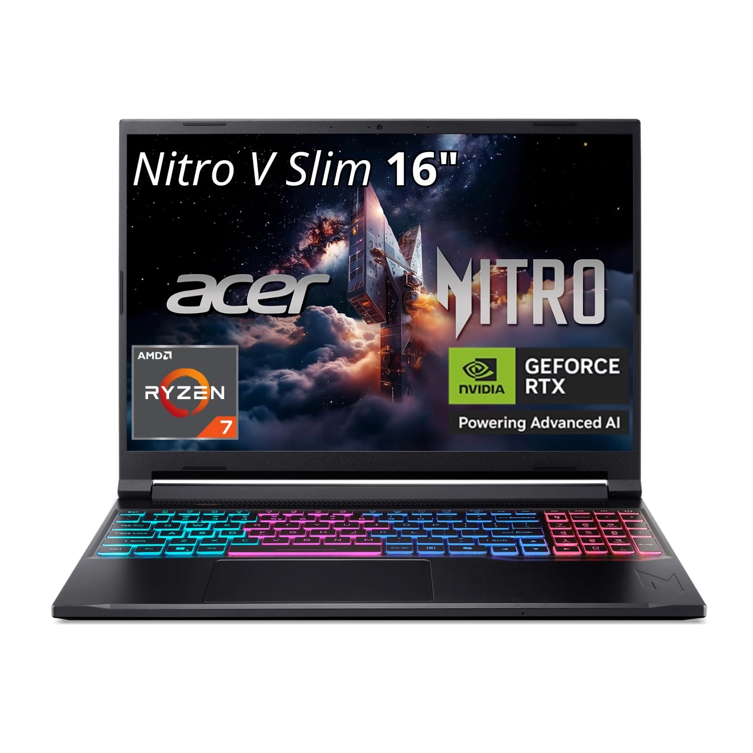 Acer Nitro V Slim ANV16S-41-R3Q0 - 16'' Ryzen 7-8845HS 16GB DDR5 512GB SSD