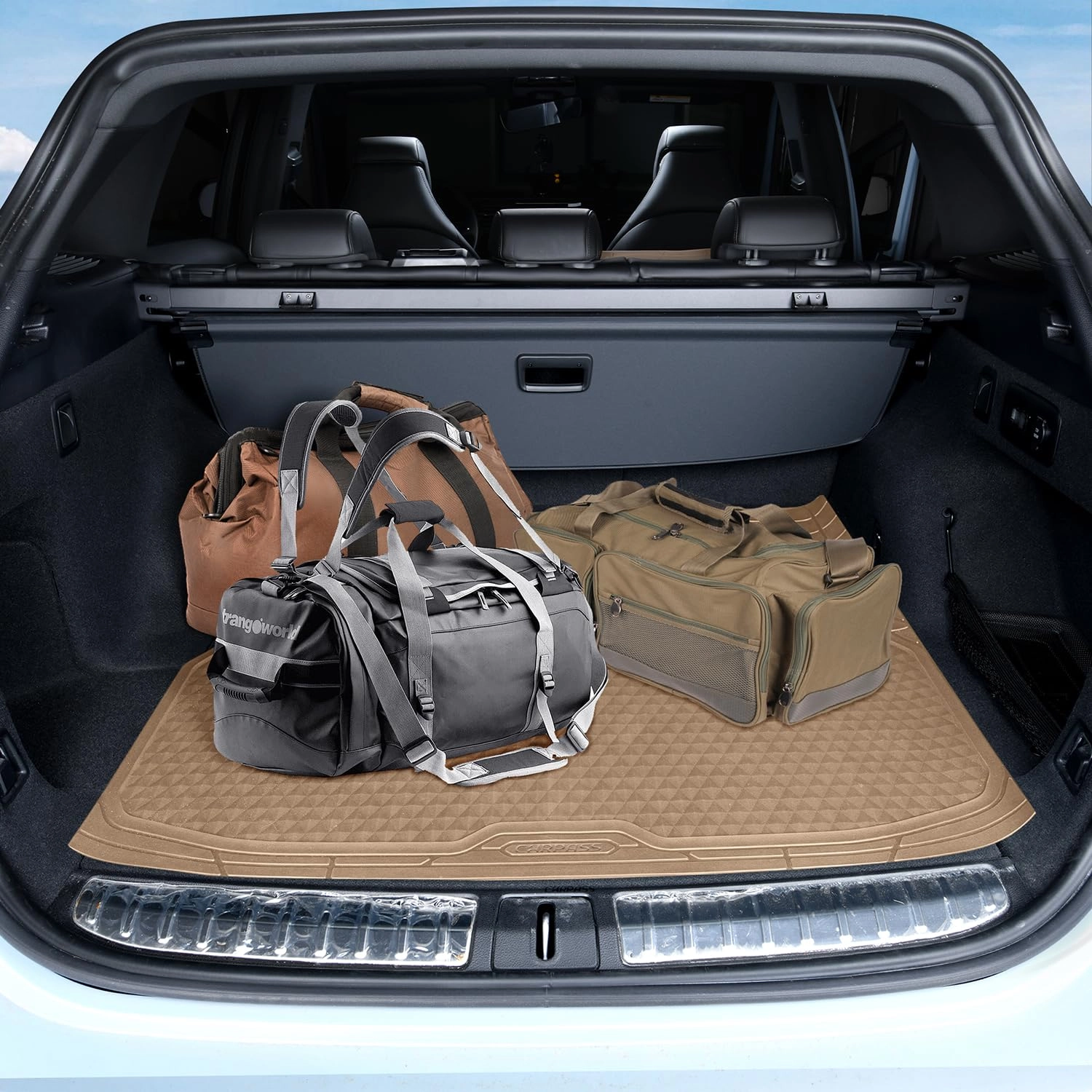 Floor Mats - Gray Rubber 4 Pcs