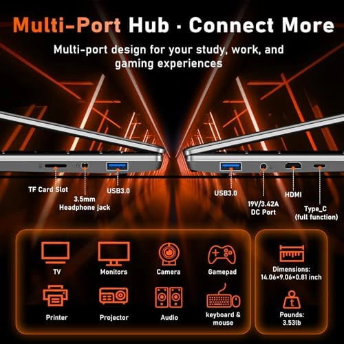 LAITMIN G5 - 15.6'' Ryzen 7 32GB DDR4 1TB SSD