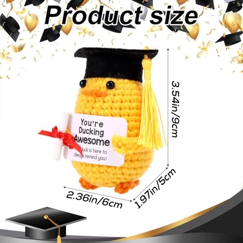 Graduation Duck - 9 x 6 x 5 cm