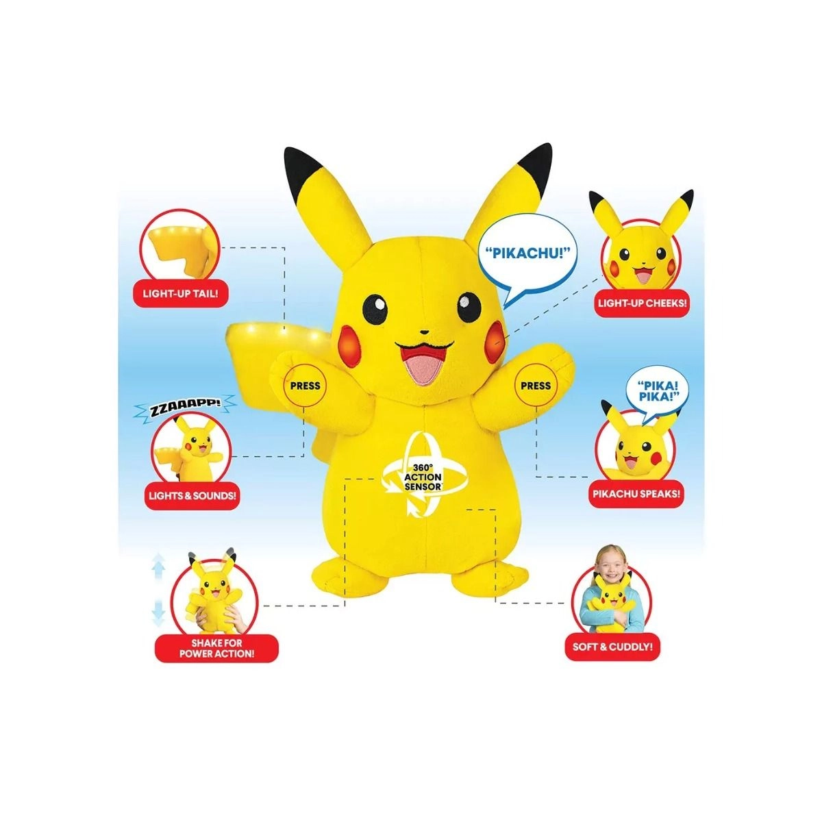 Power Action Pikachu - Sound effects