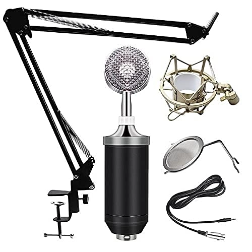 Condenser Wired Microphone Kit 3.5mm-Mini-Jack Microphone