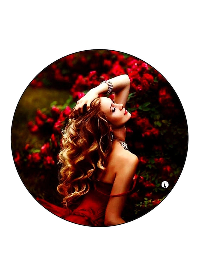 Woman Printed Mouse Pad