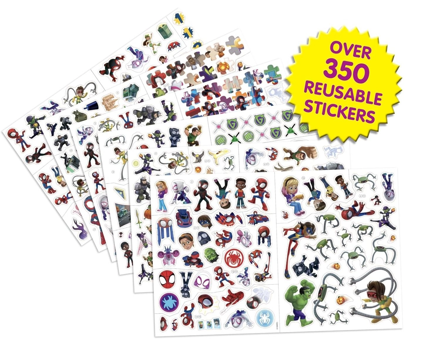 Marvel Spidey & Friends Sticker Book 350 pcs