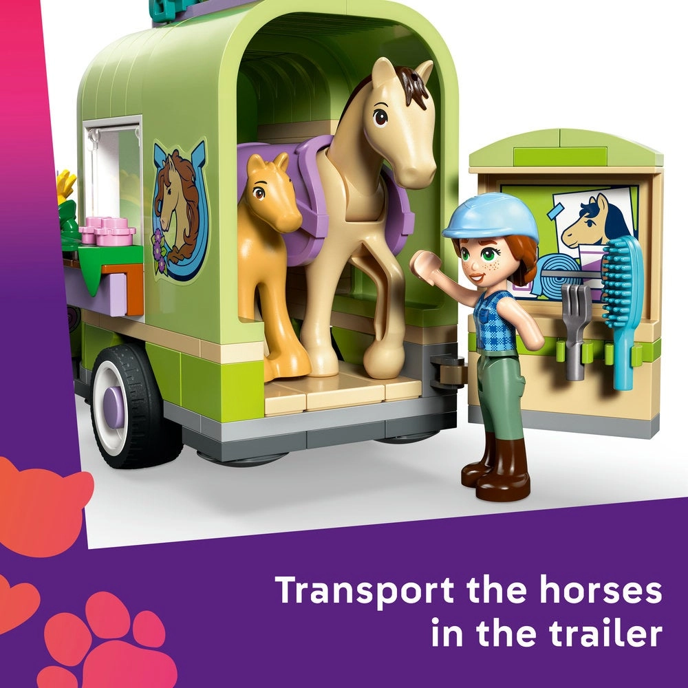 Friends Horse & Baby Foal Trailer (42695)