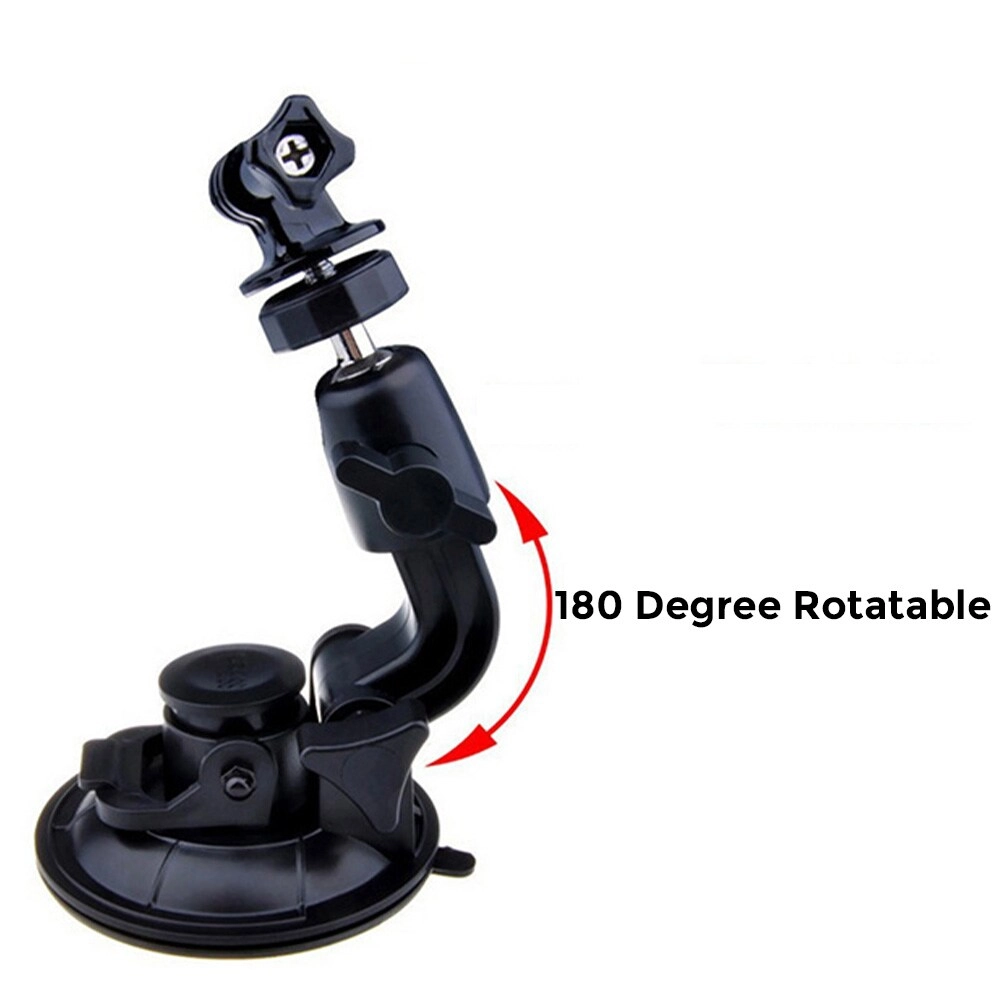 DSLR Camera/Action Camera Car Mount - 90Mm Suction Base All Surfaces