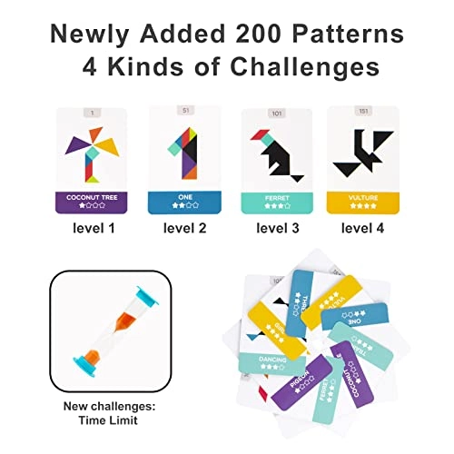 Wooden Pattern Blocks - 6+ 7 Pieces