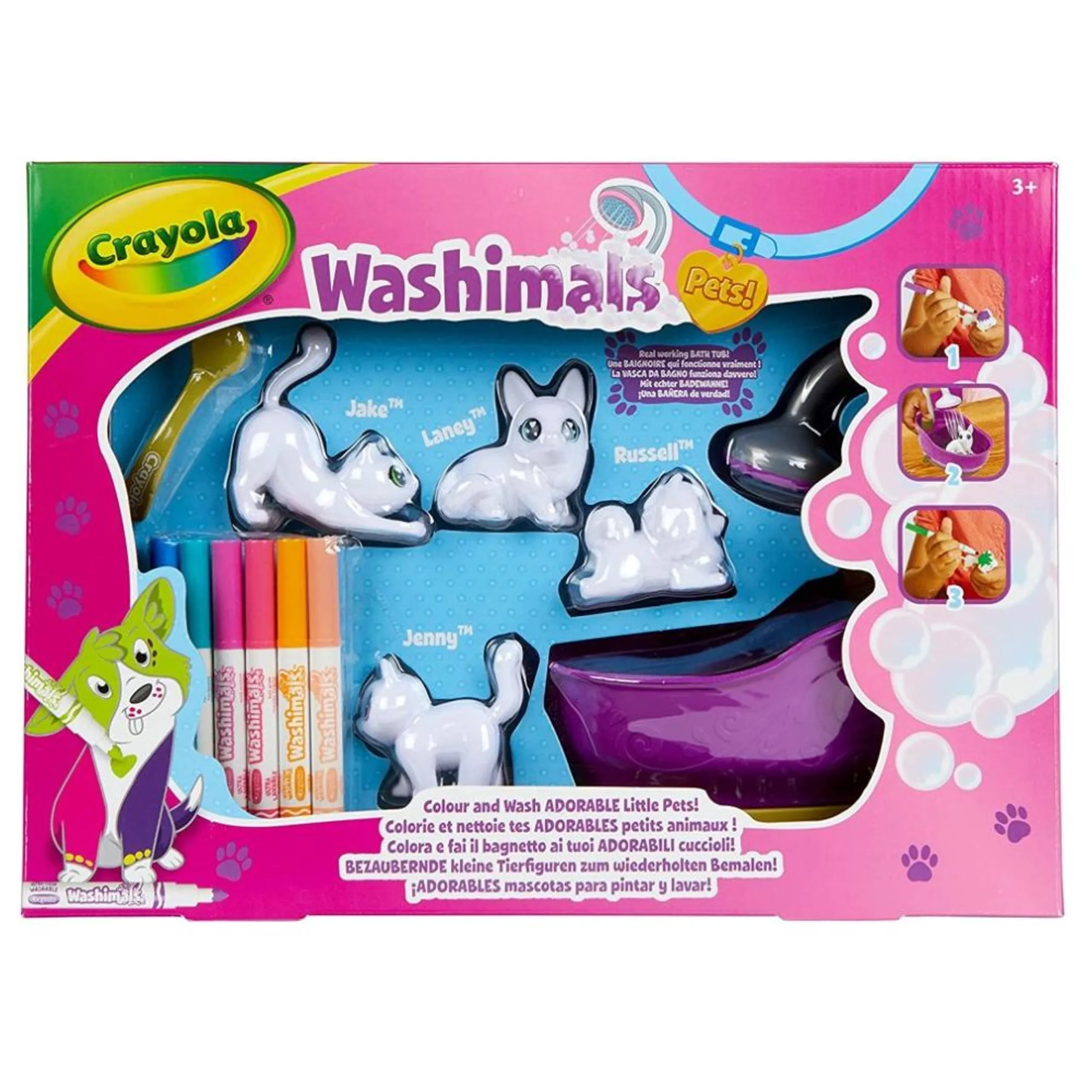 Scribble Scrubbie Pets Tub Play Set - 3+ years