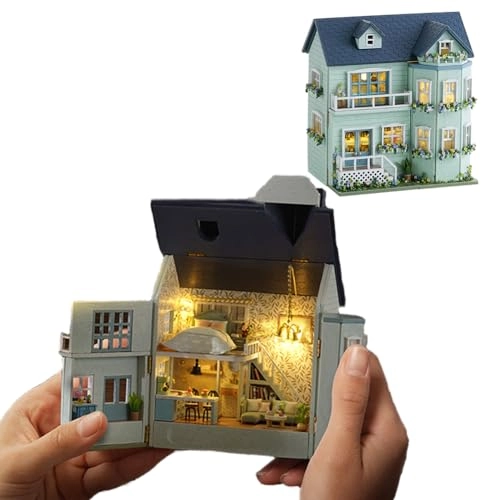 3D Wooden Doll House - Cozy Manor 1：36