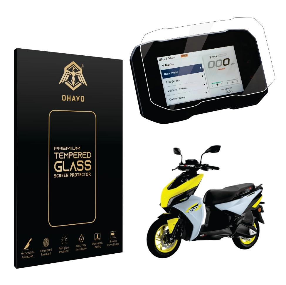 OHAYO Hard Screen Protector - TVS NTORQ 150