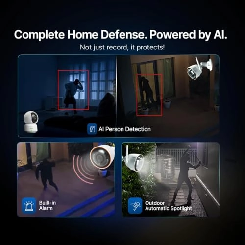 PTZ 2K + Bullet Camera 2K