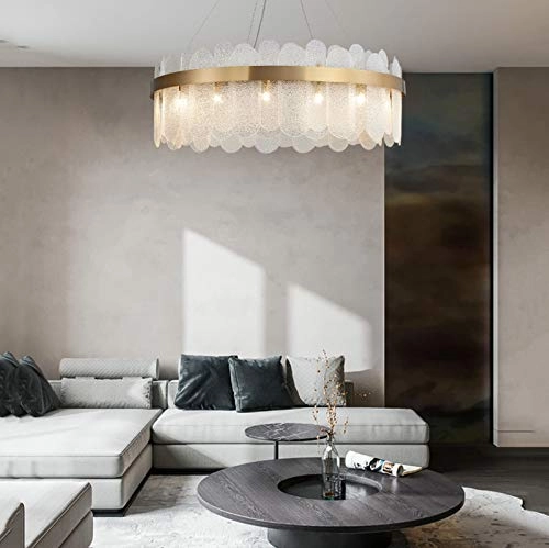 Molecular Chandelier - G9 Copper and glass 90*27*30cm