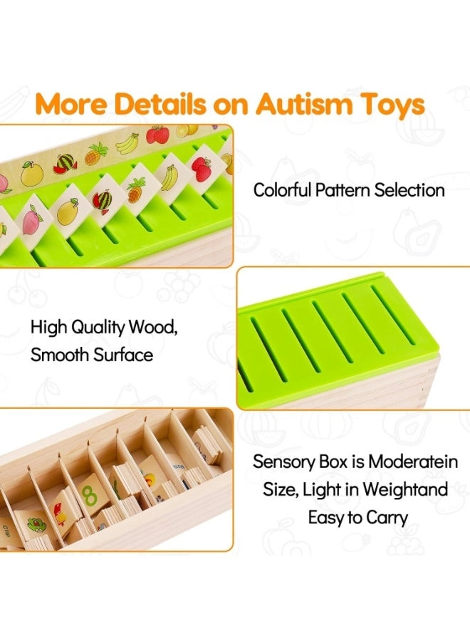 Wooden Montessori Toys - Age 1 2 3 4 8 boards 80 little wooden blocks