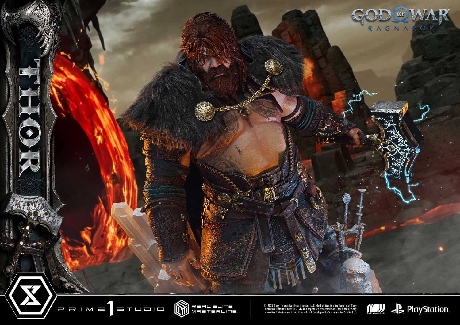 Thor - God of War Ragnarök - Real Elite Masterline - 1:3 scale