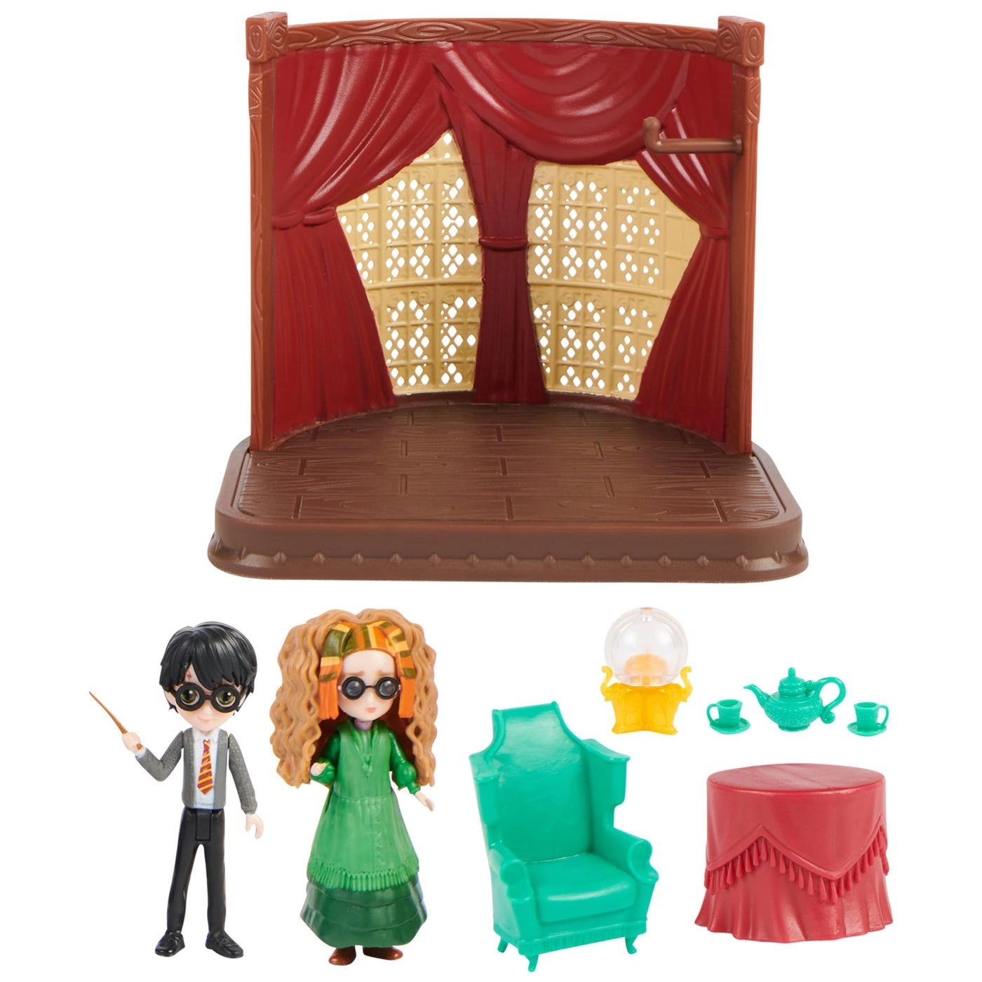 Hogwarts Divination Classroom - Harry Potter + Professor Trelawney 2 pcs