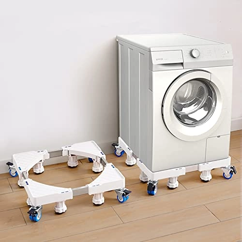 Washing Machine Base - Silver Adjustable 45-70cm