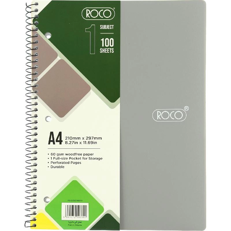 Neon A5 Spiral - Lined 100 Sheets